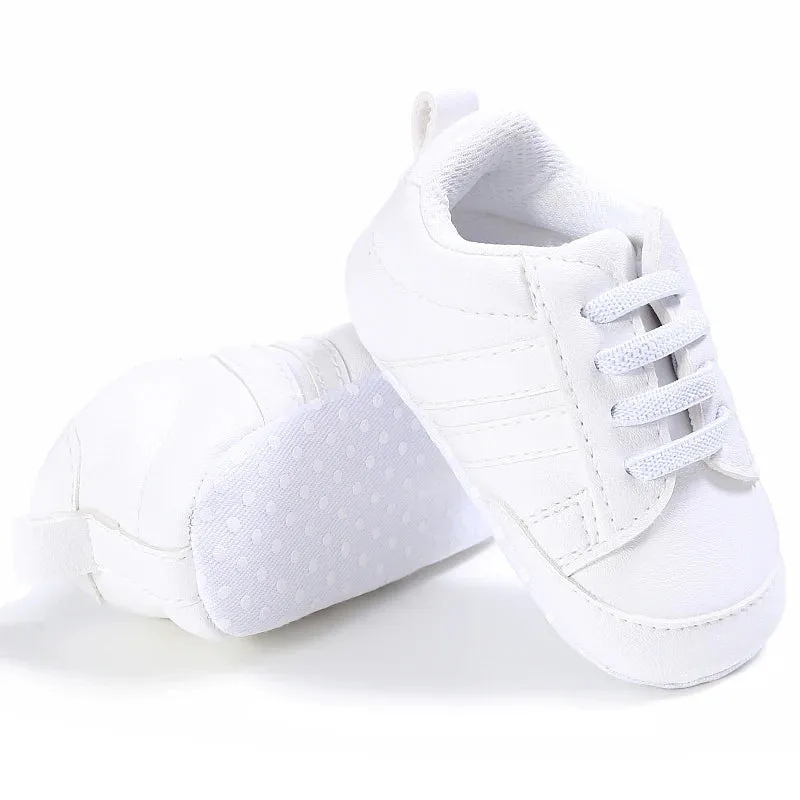 Fashion Baby Shoes Children White Sports Shoes For Girls Soft Flats Baby Toddler First Walkers Kids Sneakers Casual Infant Shoes