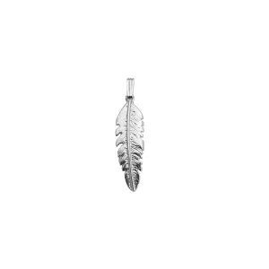 Feather Pendant (Silver)