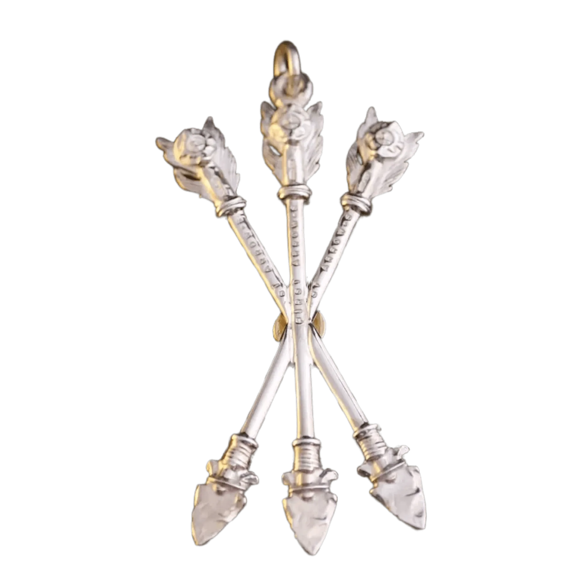 First Arrow's Triple Arrow with K18 Pendant