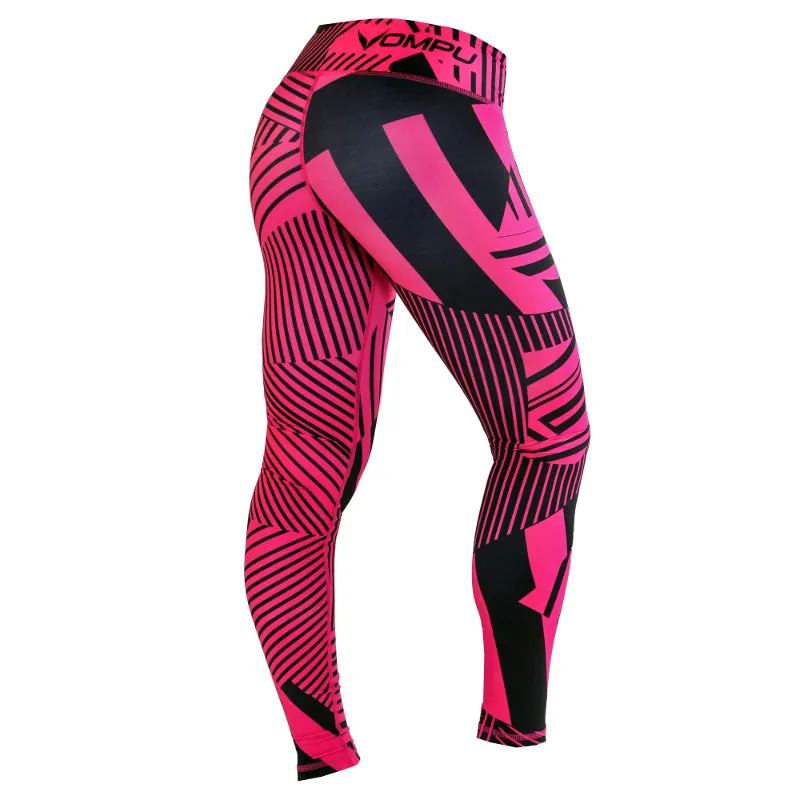 Fitted Abstract Tights
