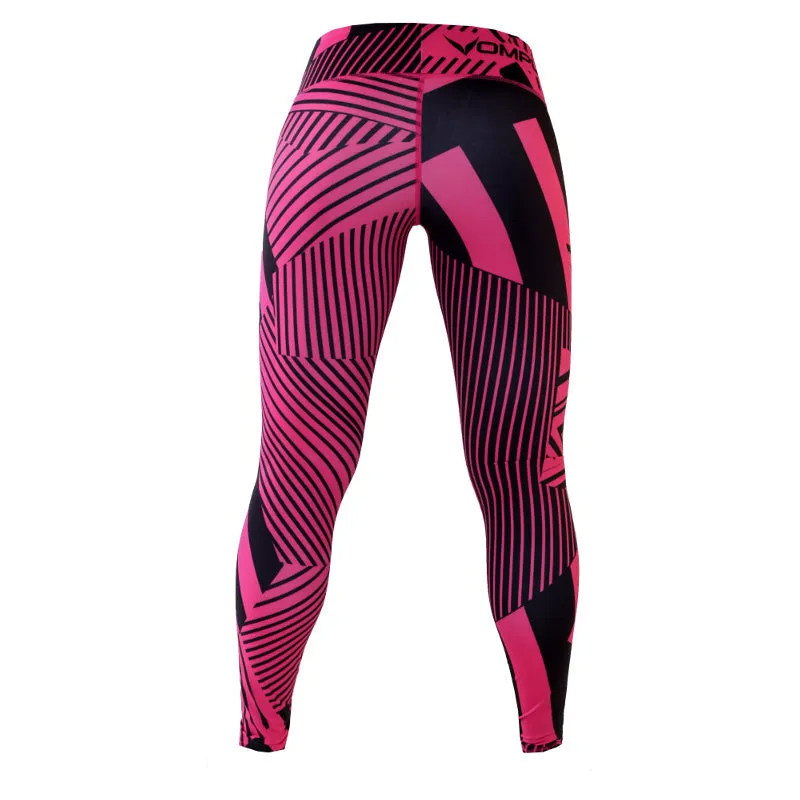 Fitted Abstract Tights