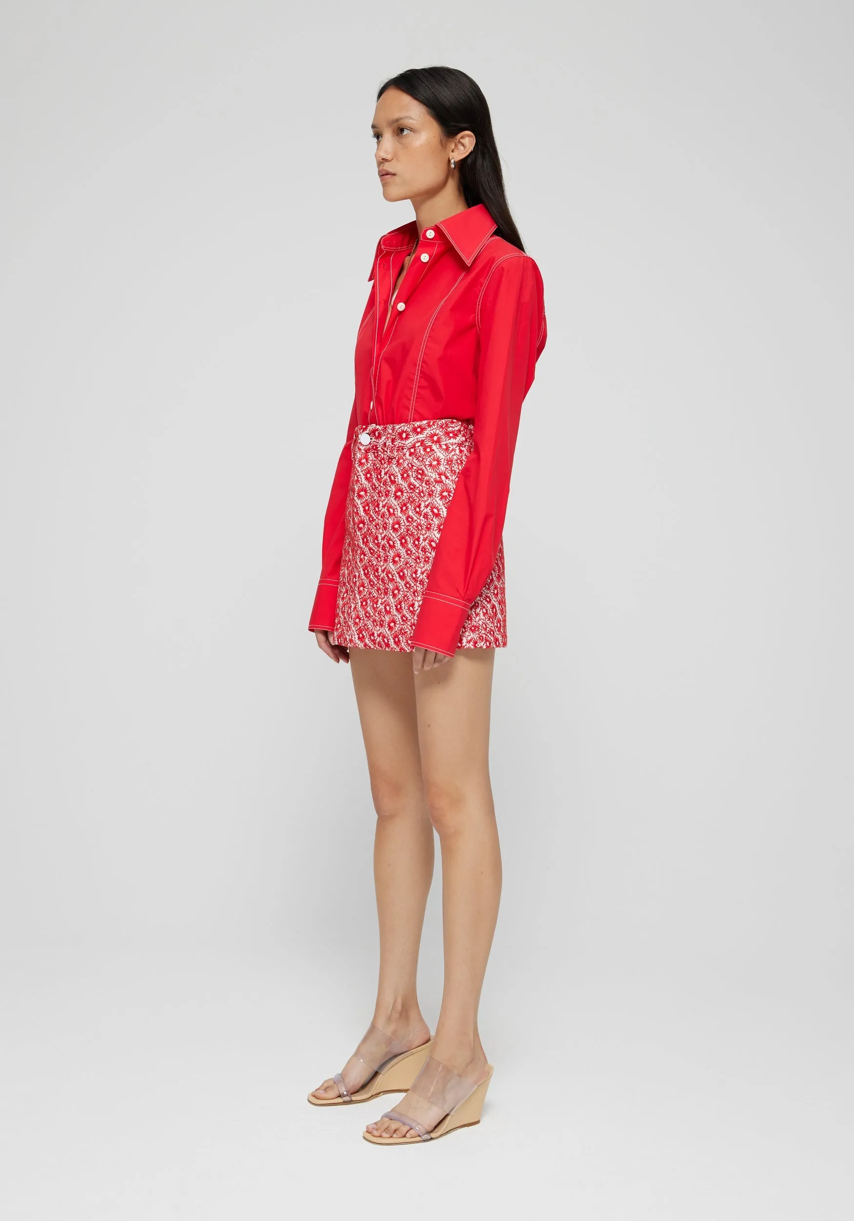 Fitted Poplin Shirt