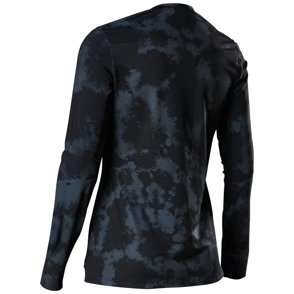 Fox Womens Flexair Ls Jersey Ts57 - Black