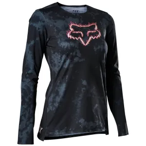 Fox Womens Flexair Ls Jersey Ts57 - Black