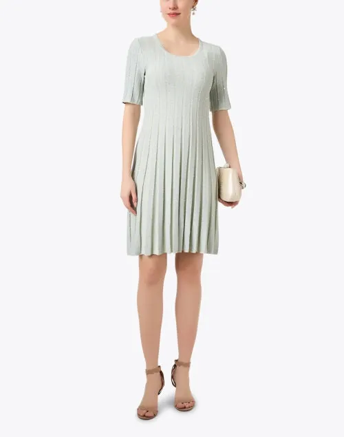 Giada Mint Green Pleated Dress
