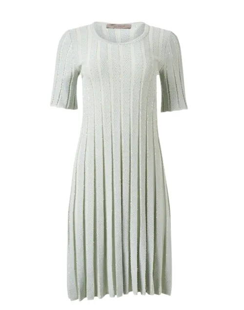 Giada Mint Green Pleated Dress