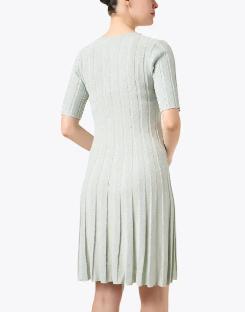 Giada Mint Green Pleated Dress