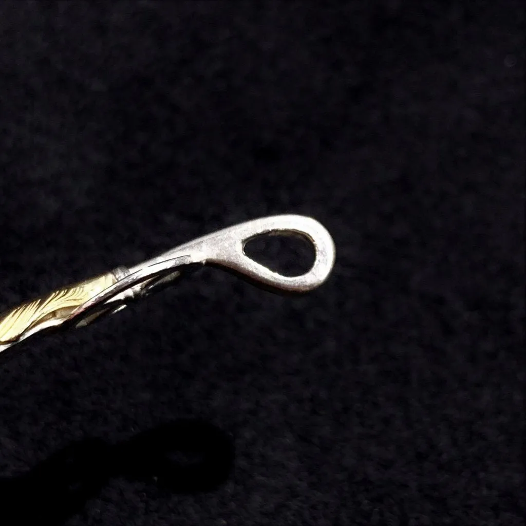 Goros Heart Wheel Feather - Silver And Gold