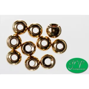 GRIP BRASS BEAD 3.8MM GOLD