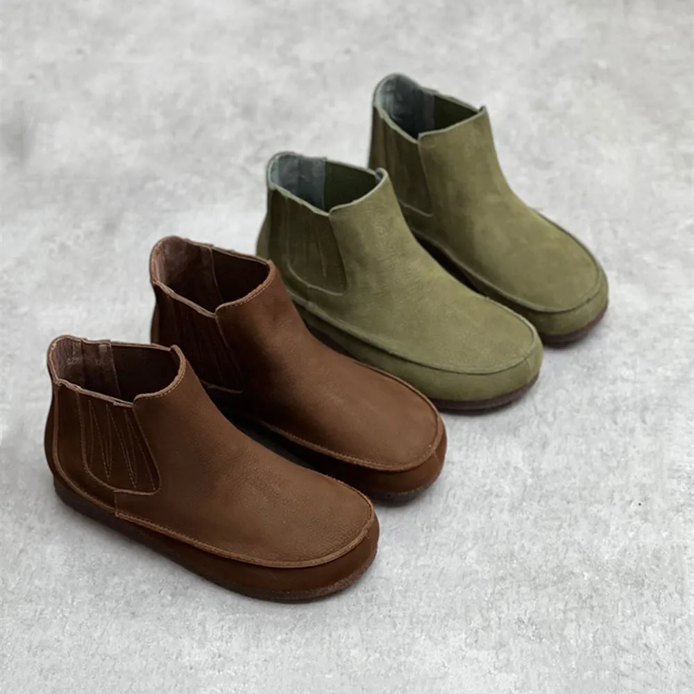Handmade Leather Chelsea Ankle Boots