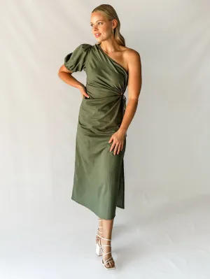 HARRIET DRESS - KHAKI