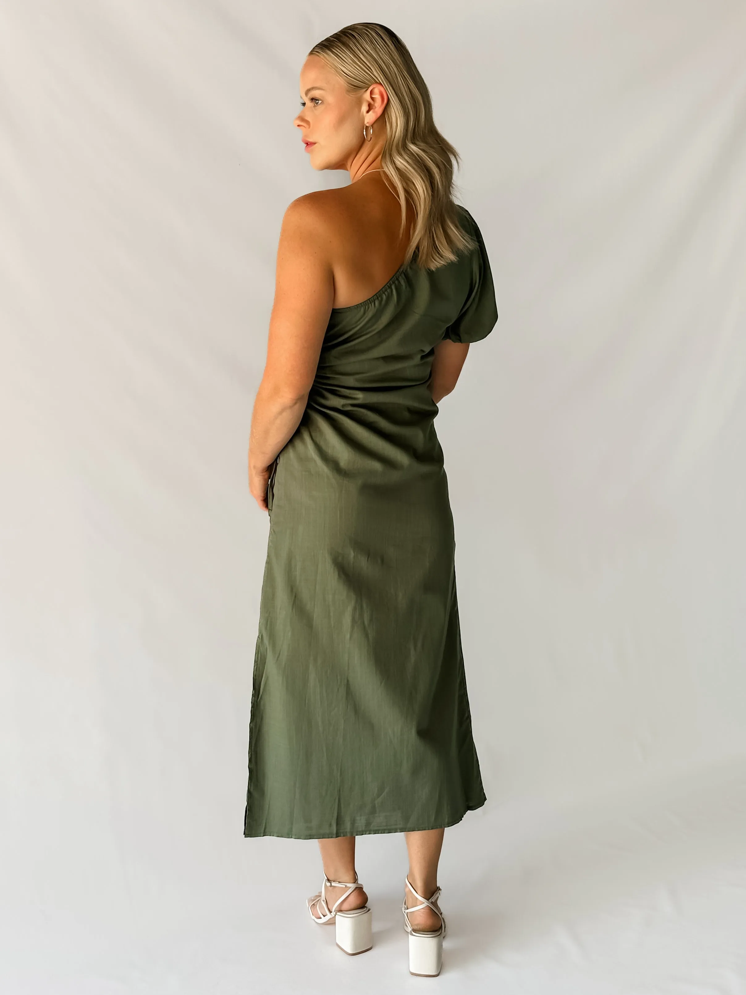 HARRIET DRESS - KHAKI