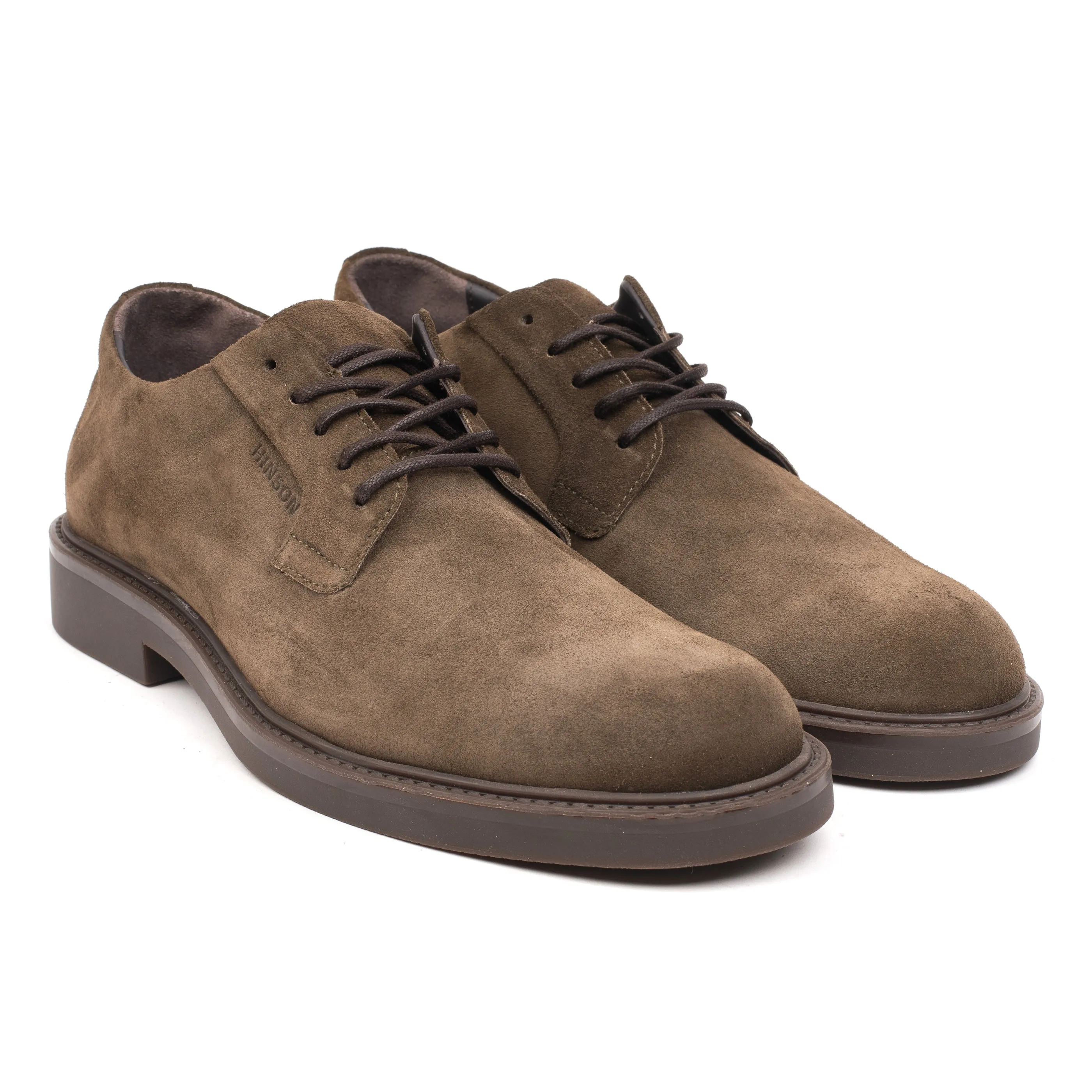 Hinson Beatenberg Wessex Derby Olive Suede