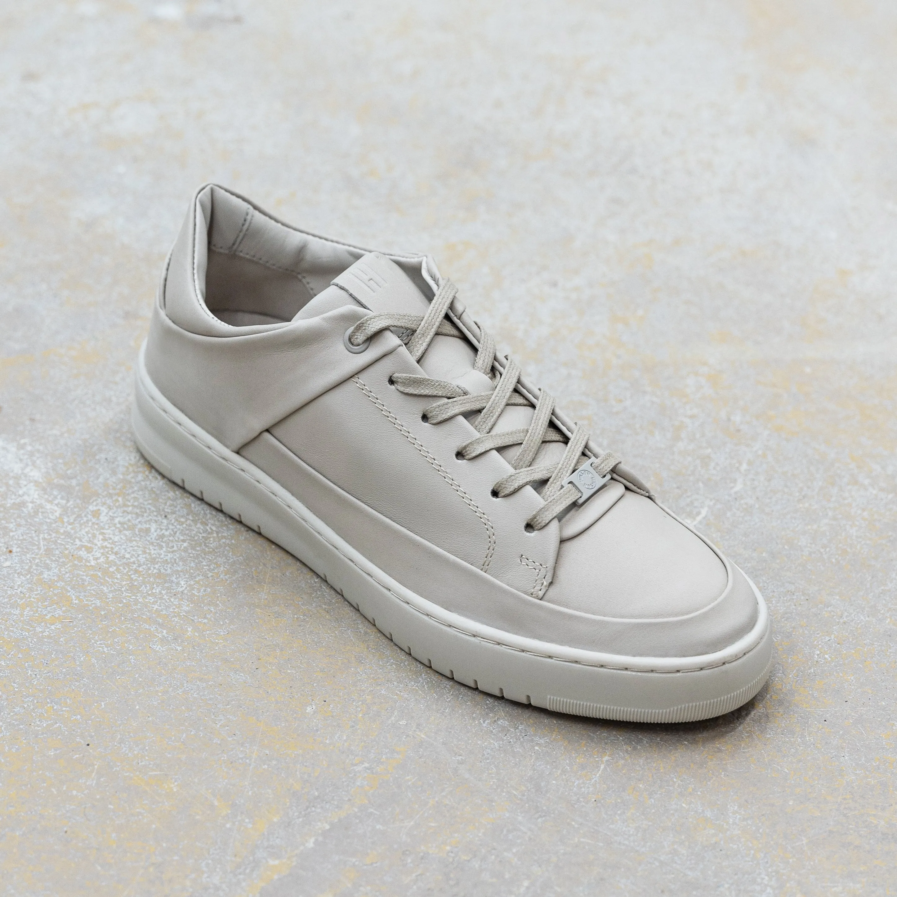 Hinson Bennet P4 Low Beige Leather
