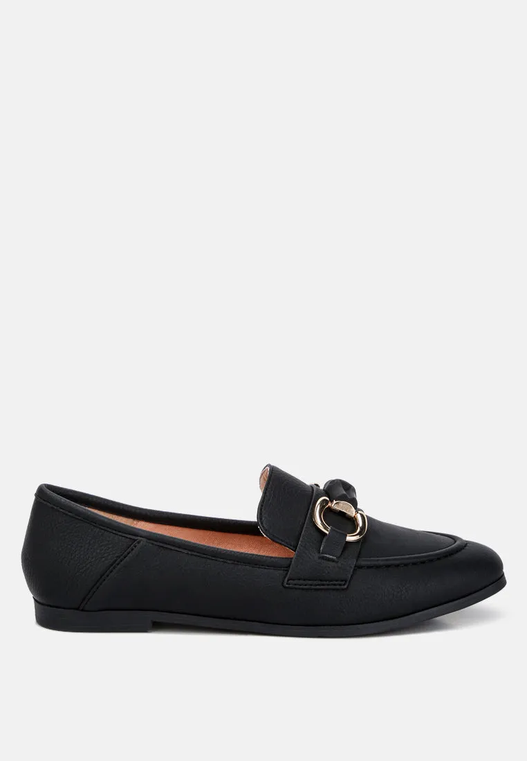 Horsebit Raffia Loafers By Ruw