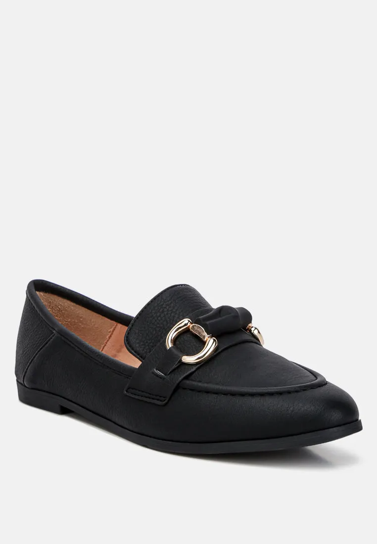 Horsebit Raffia Loafers By Ruw