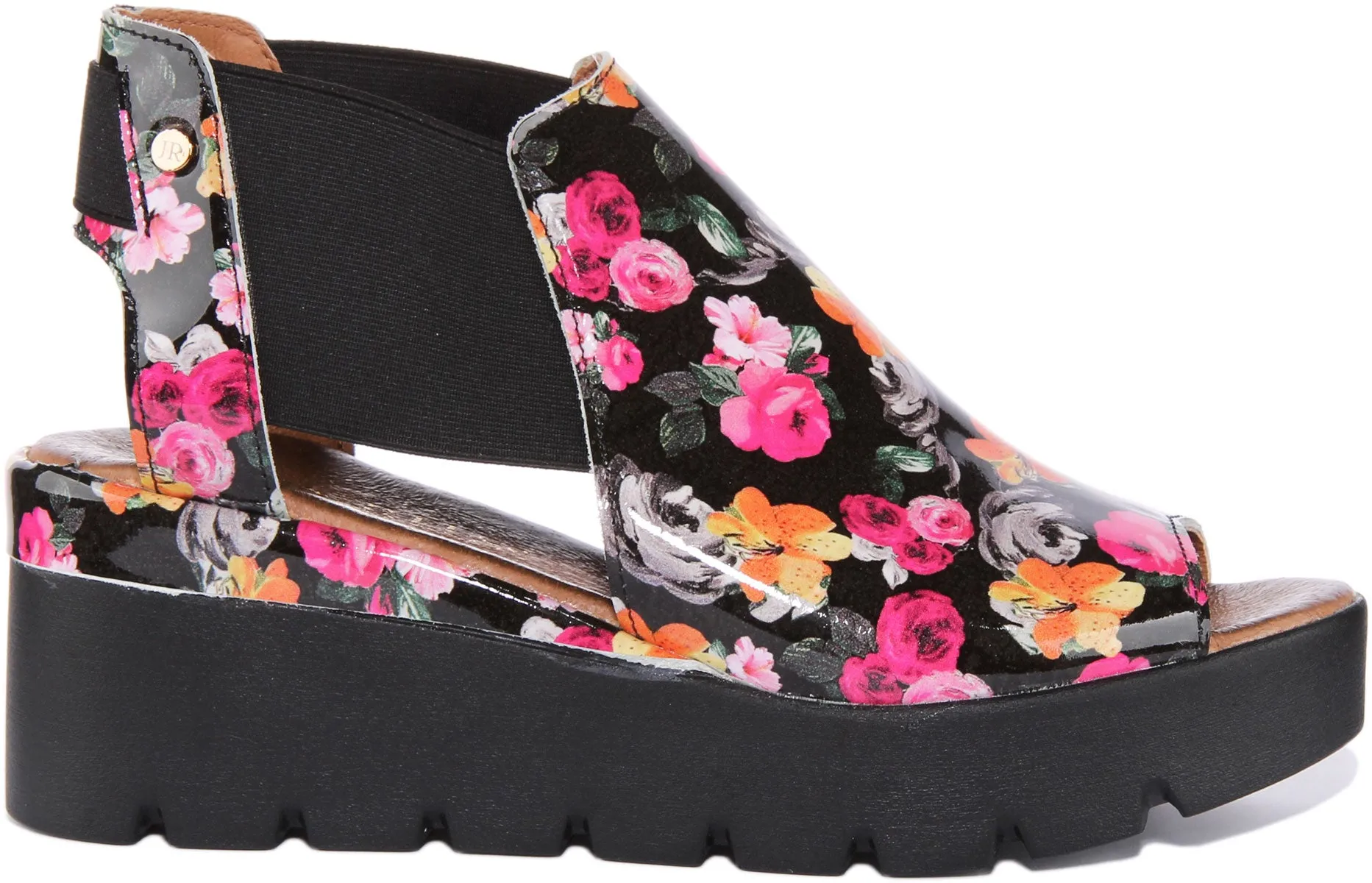 Justinreess England 7100 In Black Patent For Women | Secret Sale