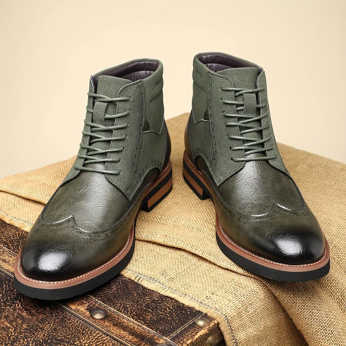 Kevin - Leather & Suede Boots