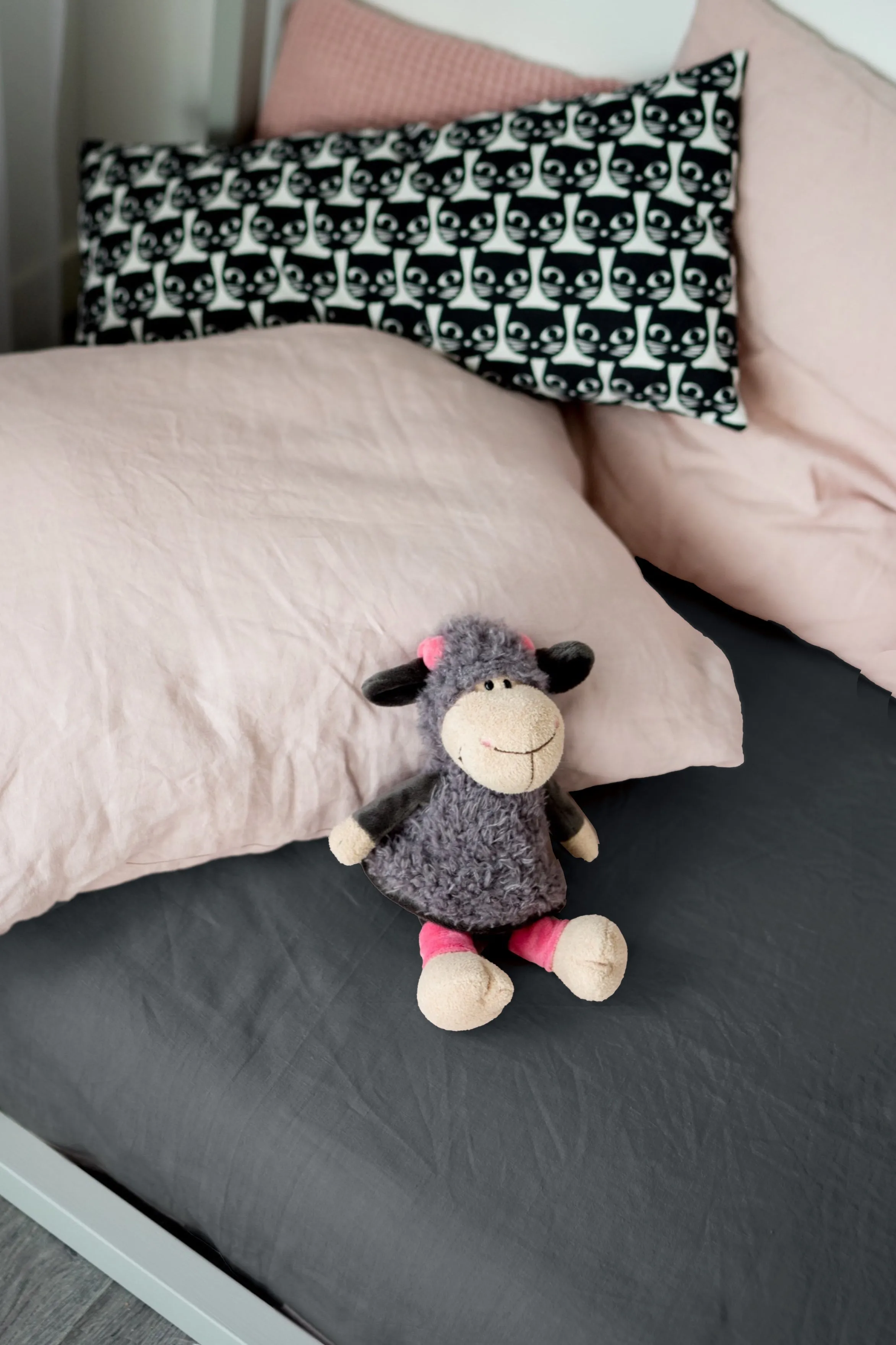 Kids fitted sheet - dark gray