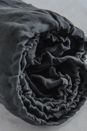 Kids fitted sheet - dark gray