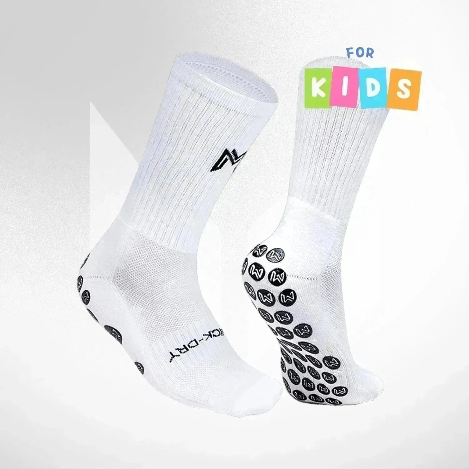 Kids' Grip Socks Elite White (US 3-6Y)