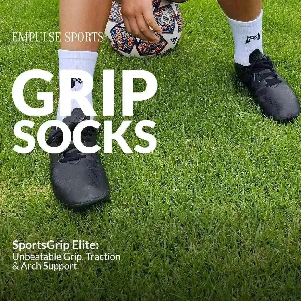 Kids' Grip Socks Elite White (US 3-6Y)