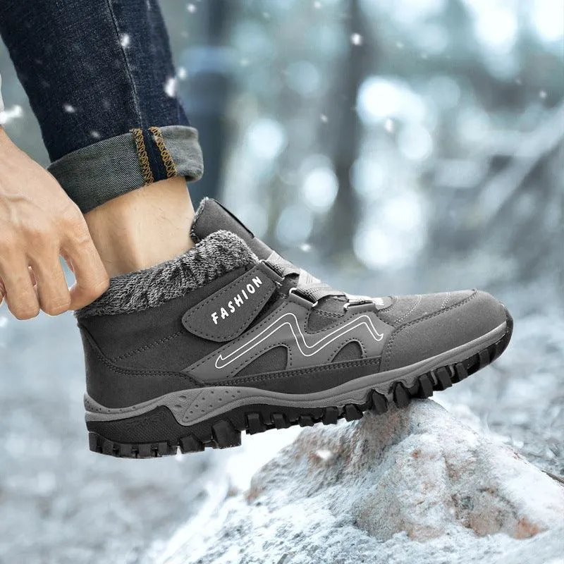 Libiyi non-slip warm and comfortable high-top casual cotton shoes