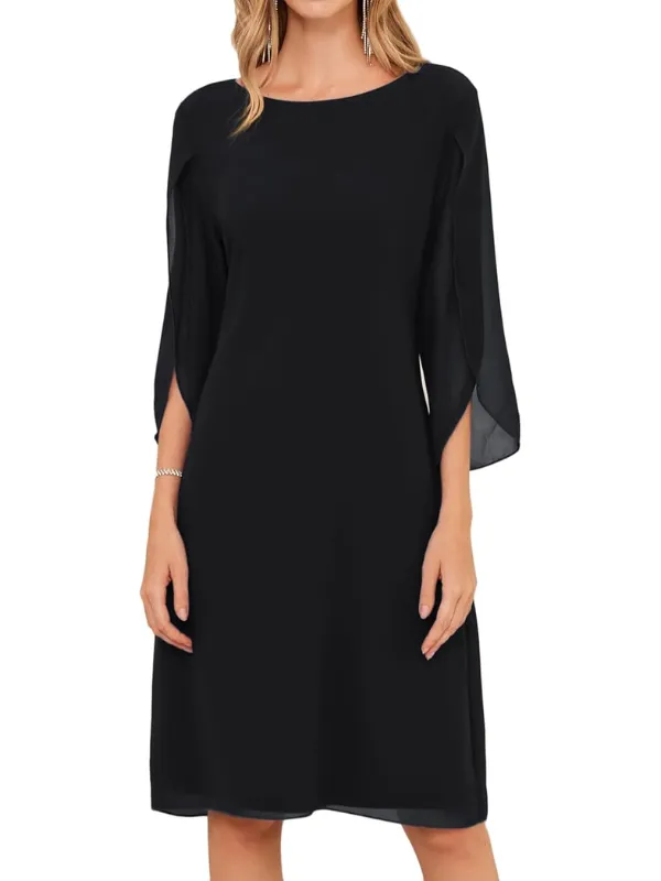 Louise & Rose Double Layers Chiffon Dress