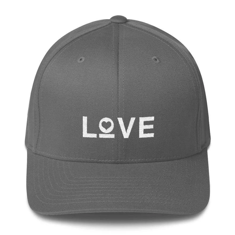 Love Fitted Flexfit Baseball Hat