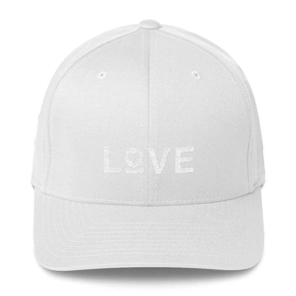 Love Fitted Flexfit Baseball Hat
