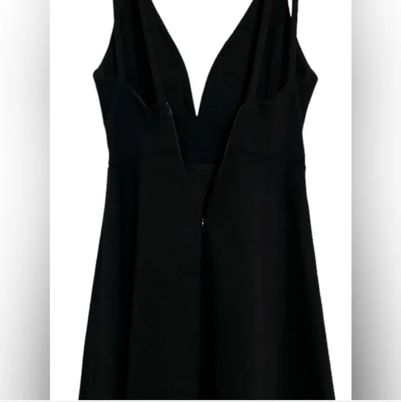 Lulu's Love Galore Black Strappy Sleeveless Skater Dress