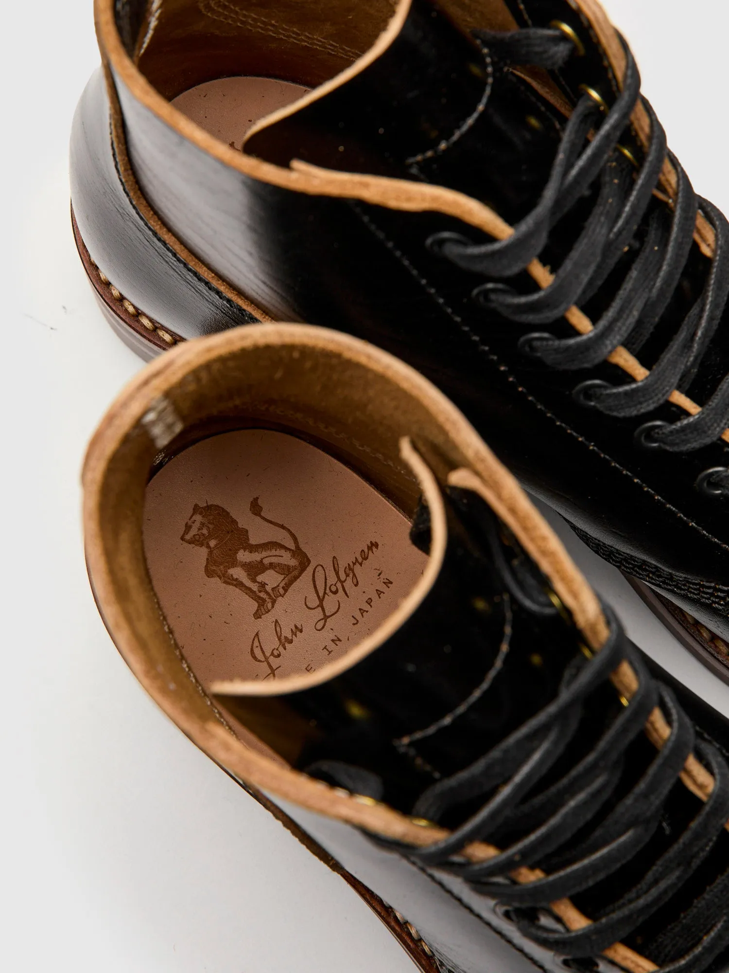M-43 Service Shoe Boot in Black Shinki Teacore Horsebutt