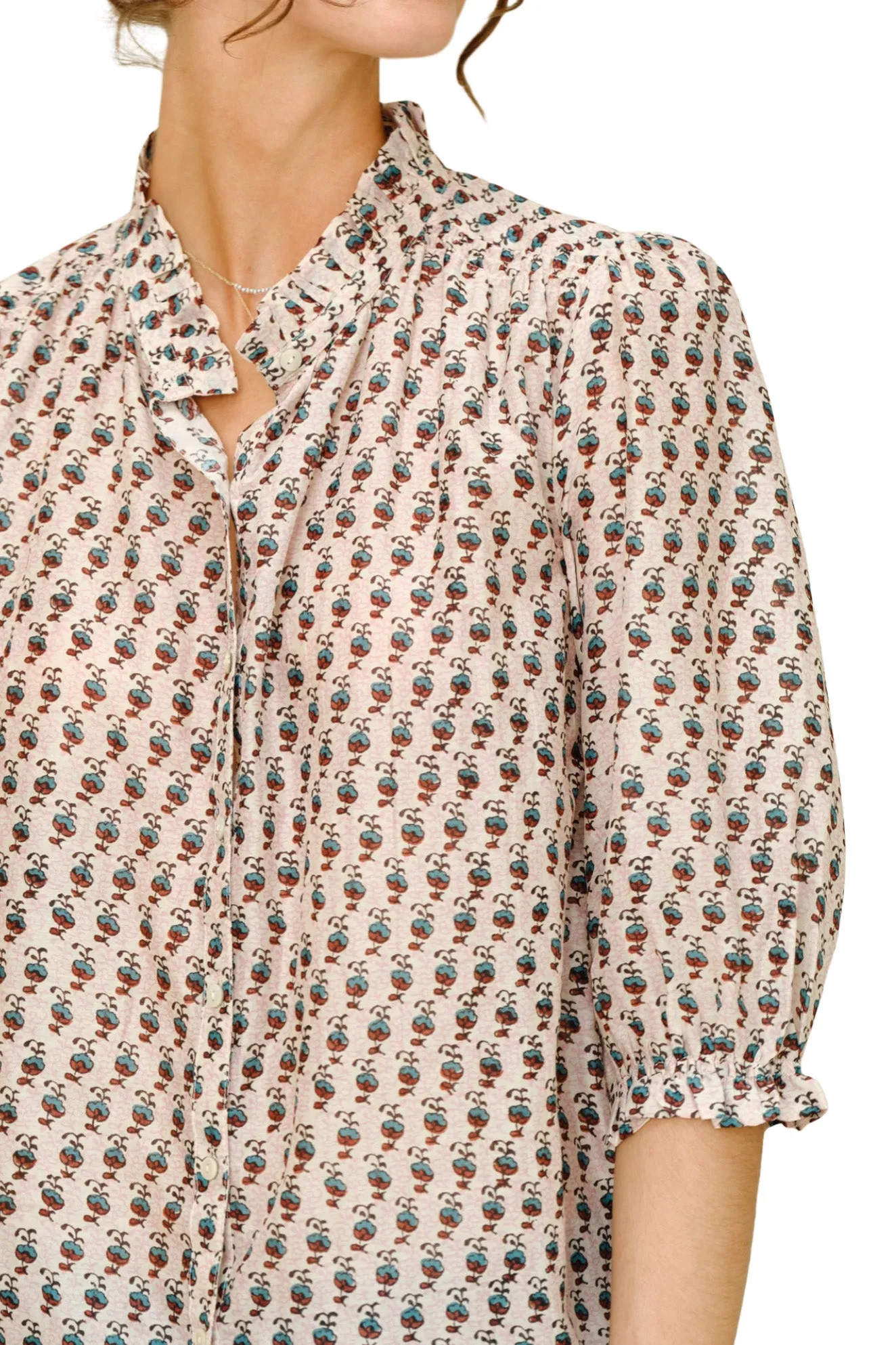 M.A.B.E Devi Long Sleeved Top in Multi