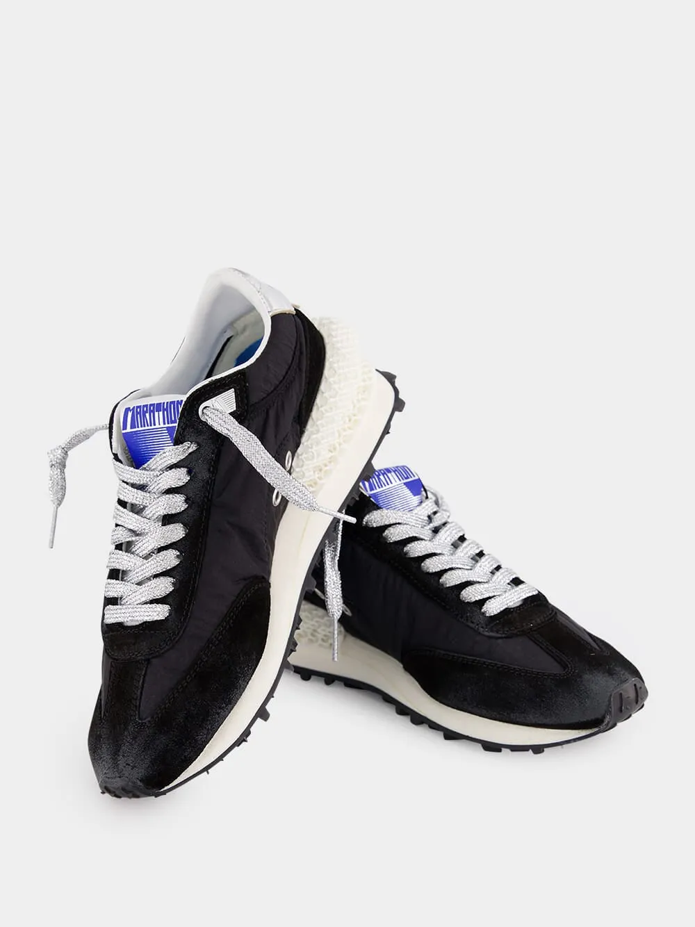Marathon Sneakers With Black Ripstop Nylon Upper