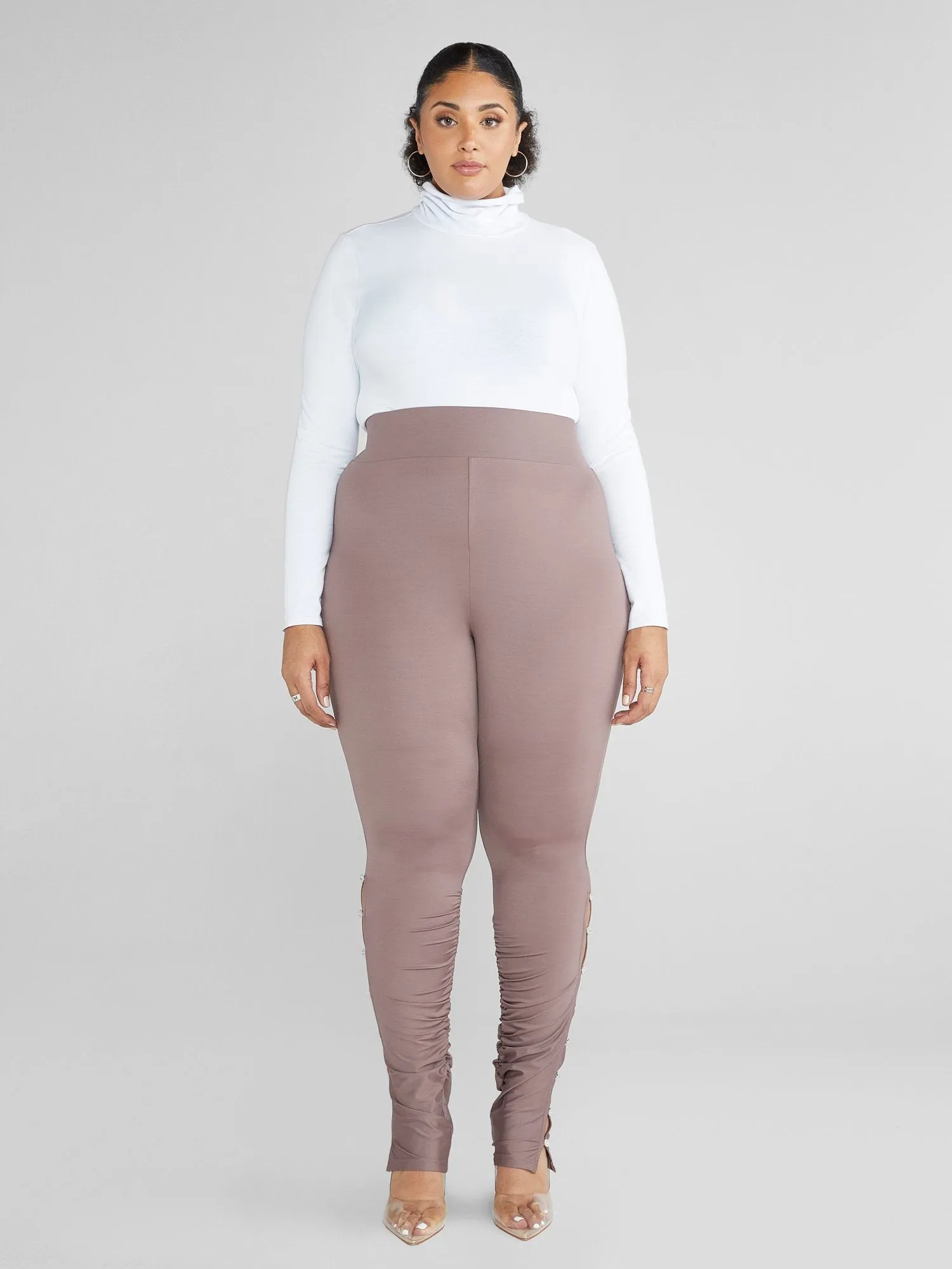 Marlene Rhinestone Detail Leggings