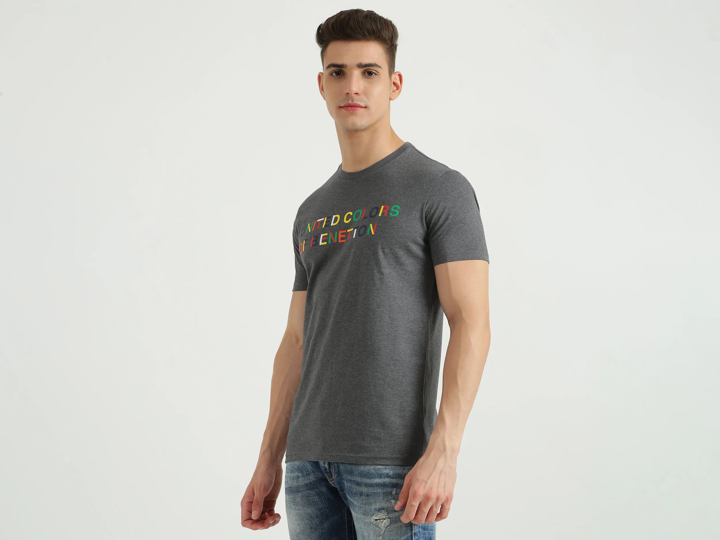Mens Short Sleeve Printed T-Shirt