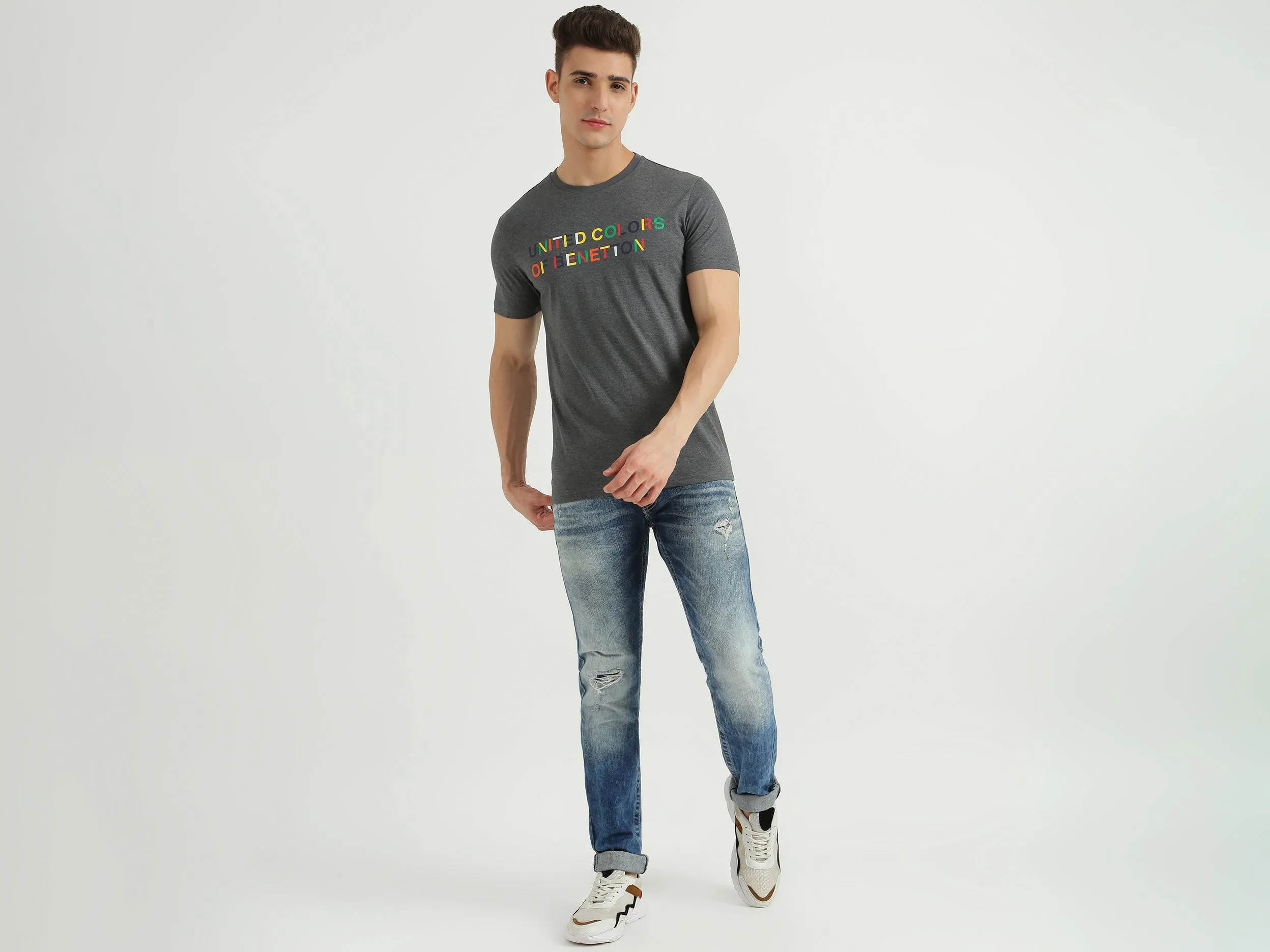 Mens Short Sleeve Printed T-Shirt