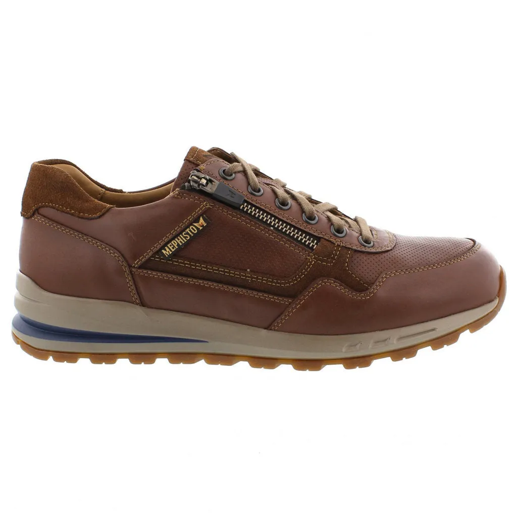 Mephisto Bradley Full Grain Leather Men's Trainers