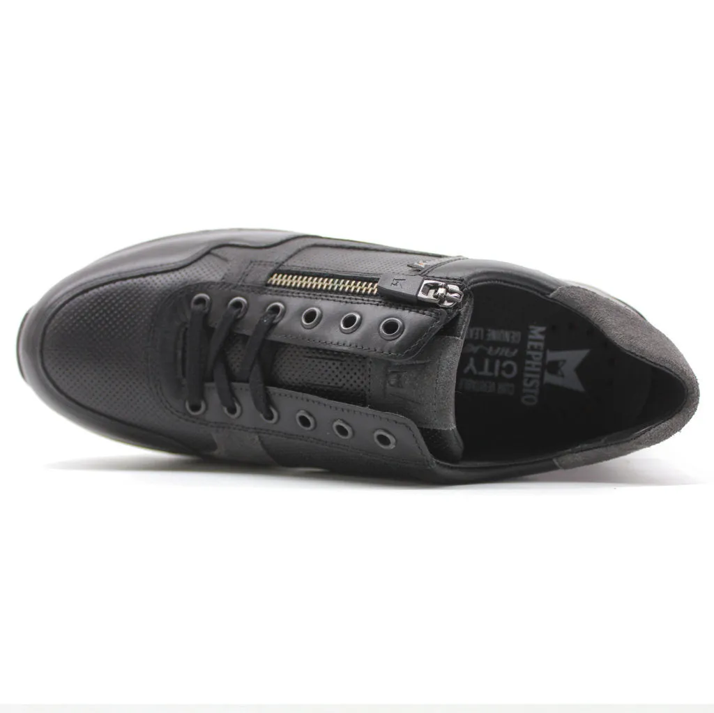 Mephisto Bradley Full Grain Leather Men's Trainers