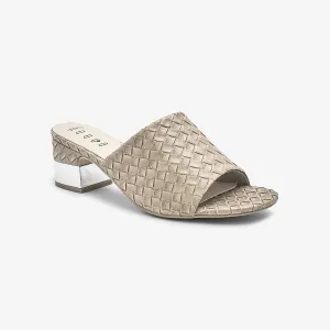 Metallic Womens Block Heels