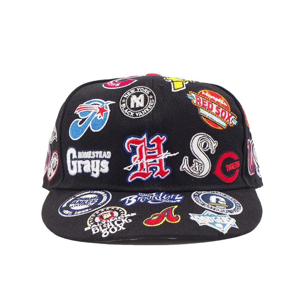 NEGRO LEAGUE COLLAGE FITTED HAT