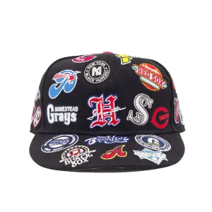 NEGRO LEAGUE COLLAGE FITTED HAT