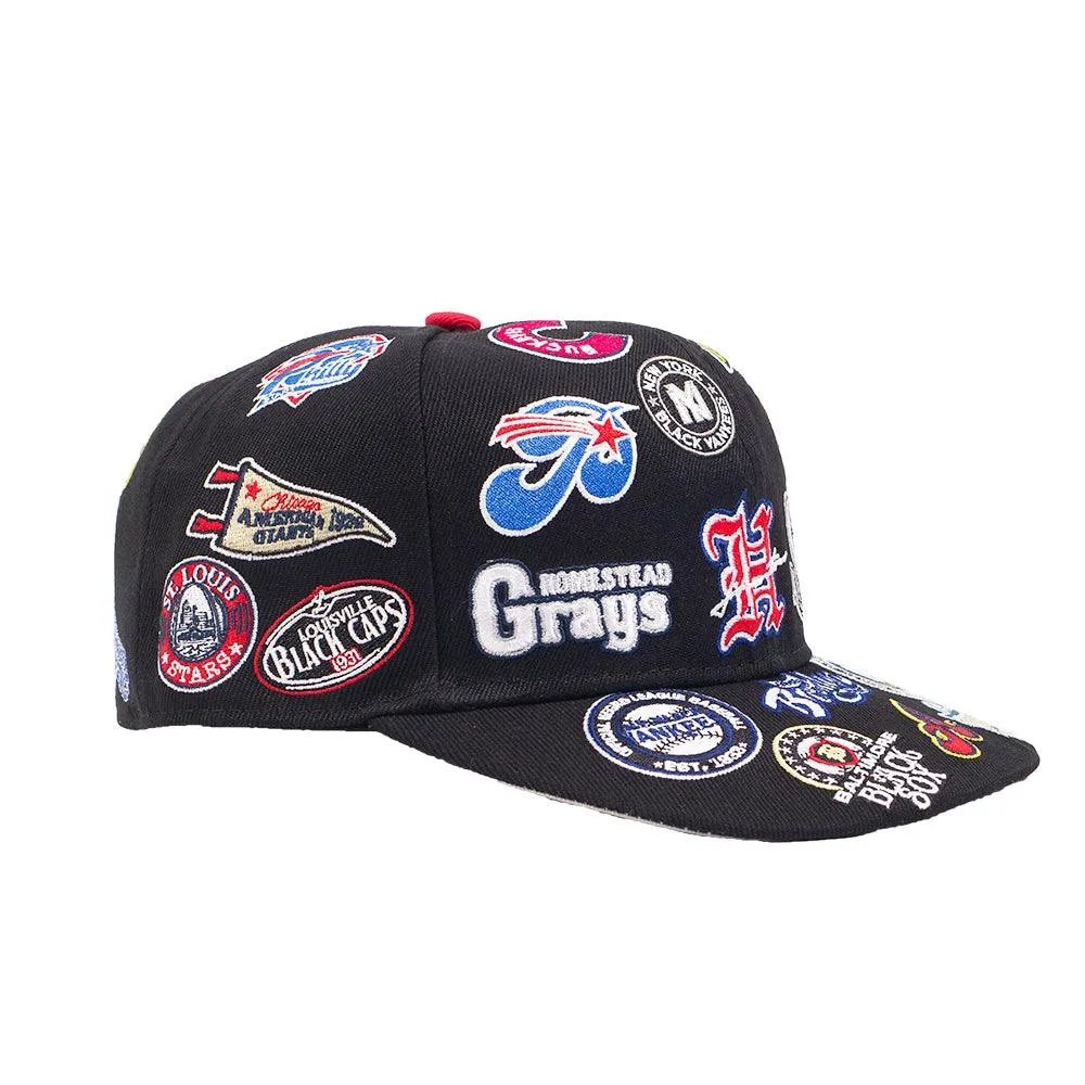 NEGRO LEAGUE COLLAGE FITTED HAT