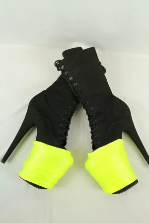 NEON YELLOW SPARKLE High Heel Shoe Protector