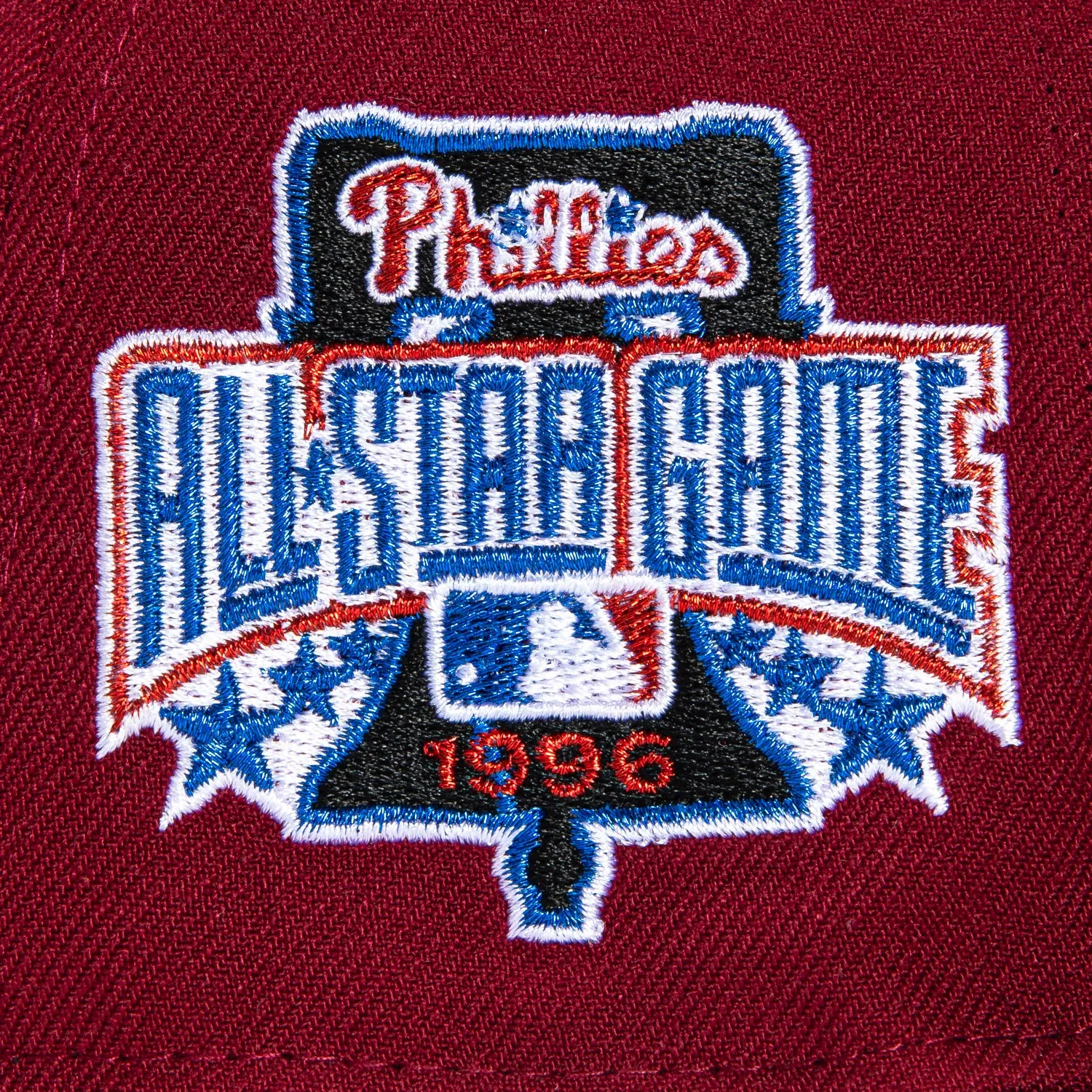 New Era 59Fifty Arizona Diamondbacks 1996 All Star Game Patch Word Hat - Cardinal, Gold