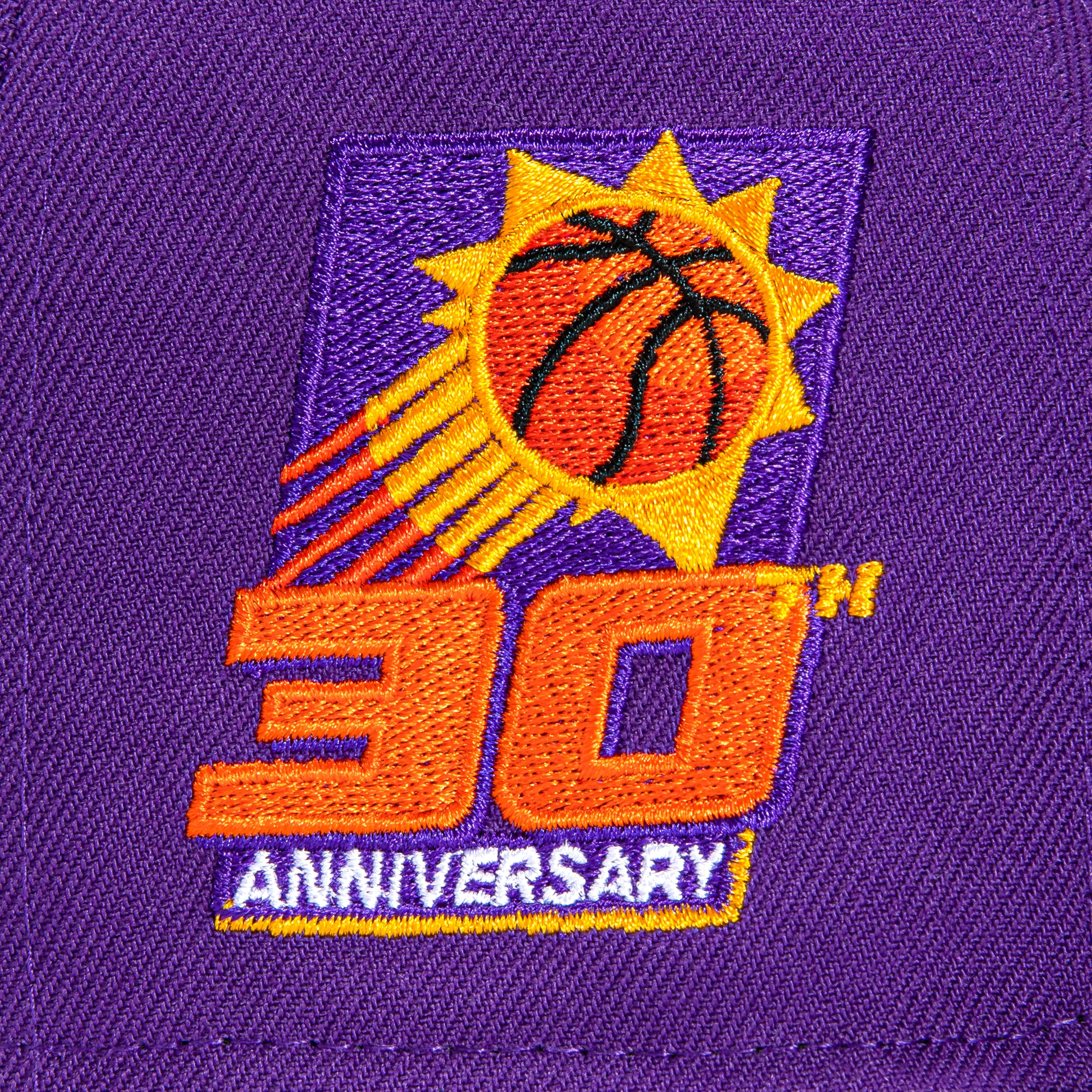 New Era 59Fifty Phoenix Suns 30th Anniversary Patch Hat -  Purple