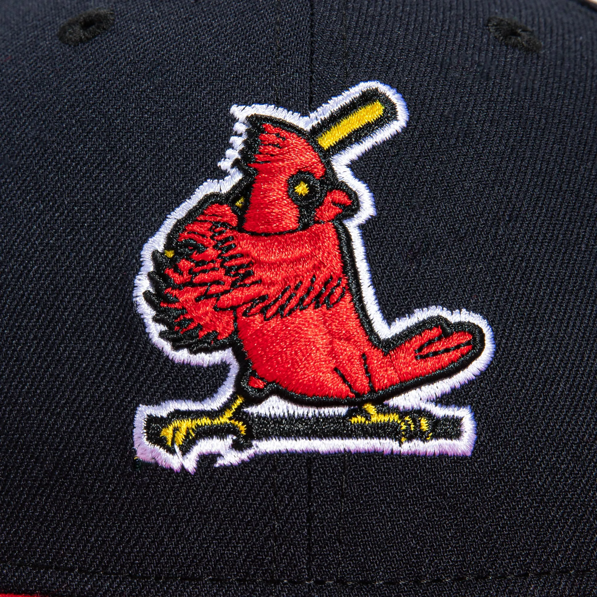 New Era 59Fifty St Louis Cardinals 100th Anniversary Patch Hat - Navy, Red