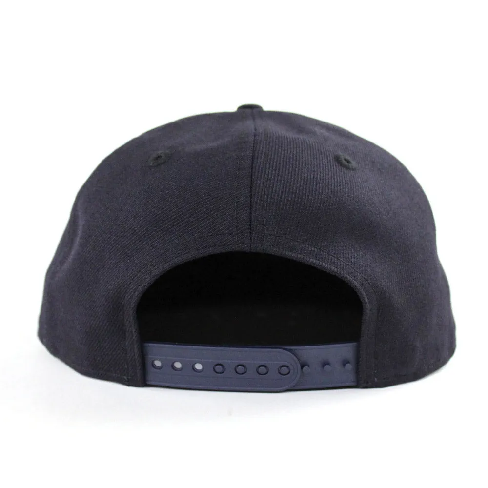 Nice New Era 9Fifty Snapback Hat (Navy Gray Under Brim)
