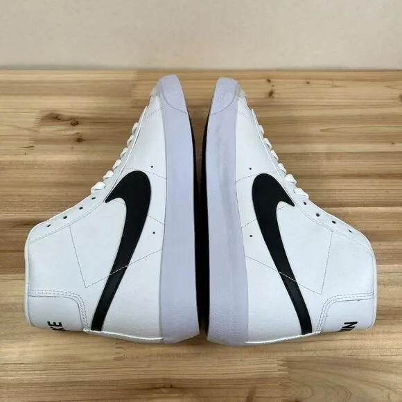 Nike Blazer Mid '77 GS Vintage sneakers kids Youth 6.5 White Black NEW in Box