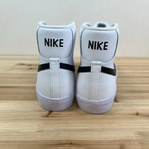 Nike Blazer Mid '77 GS Vintage sneakers kids Youth 6.5 White Black NEW in Box